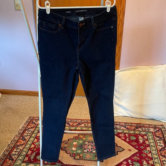 Lane Bryant Dark Wash Boot Cut Jeans Size 14 - Picture 2 of 5